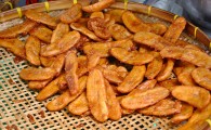 Тайские жареные бананы Клуай Кхэк (กล้วยแขก) 