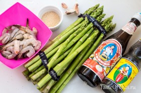 Asparagus-Shrimp-stir-fry
